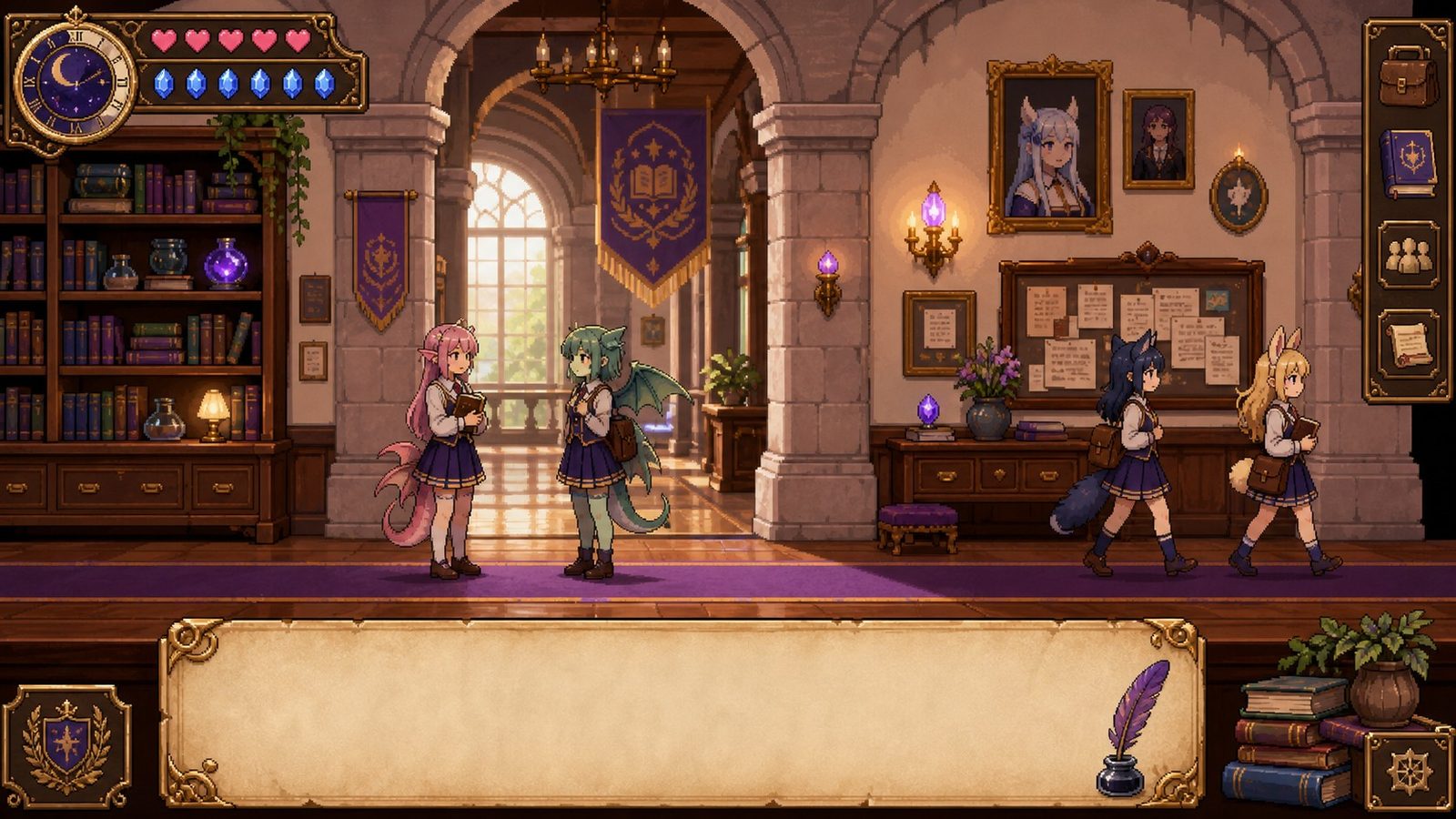 魔法兽娘学院MagicalMonster 汉化版 实机截图 1